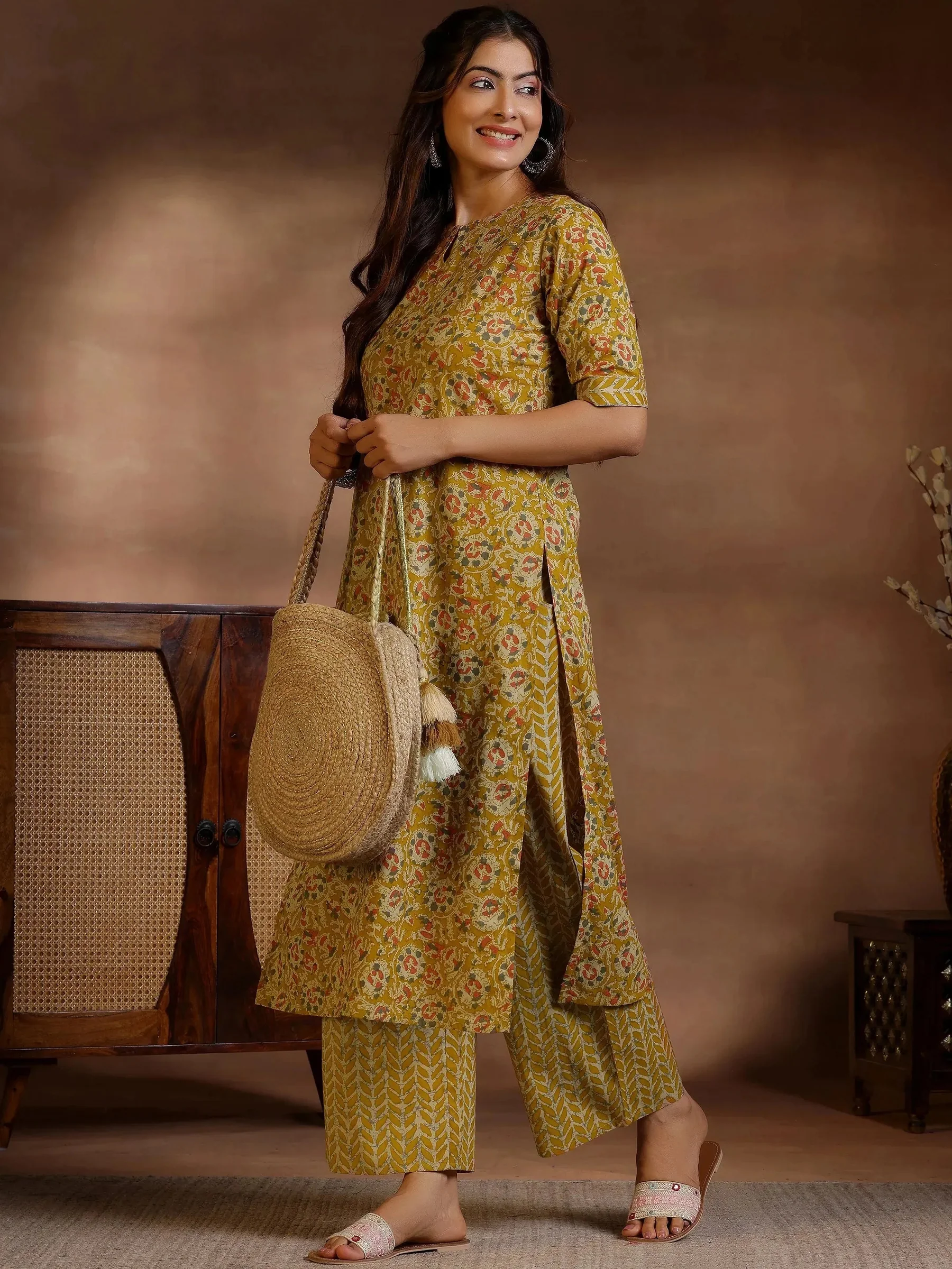 Golden Leaf Printed Co-ord