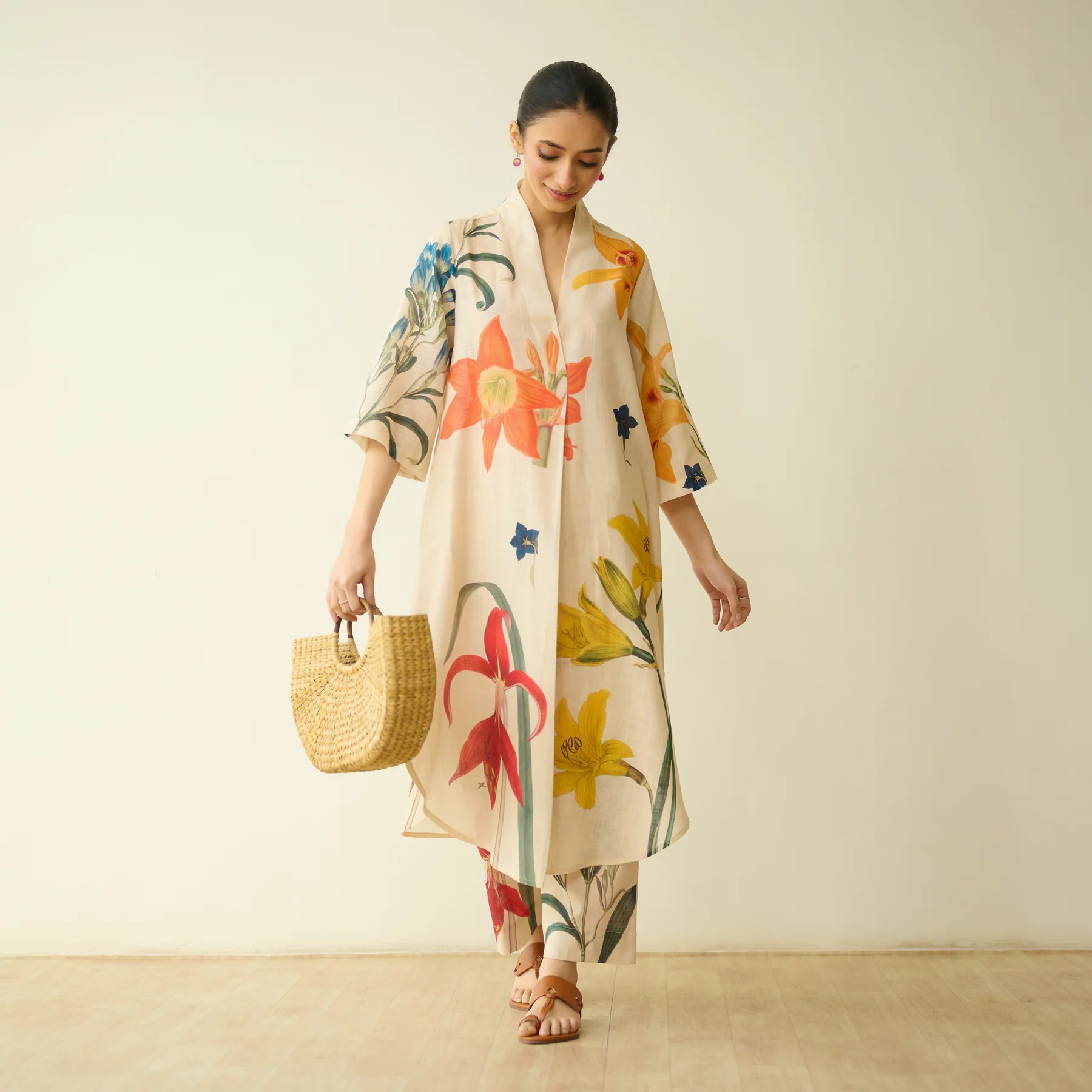 Ivory Bloom Statement Kurta Set