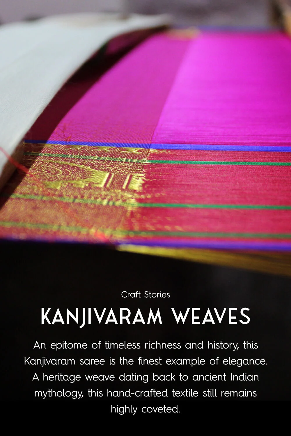 Purple & Gold Brocade Silk Saree