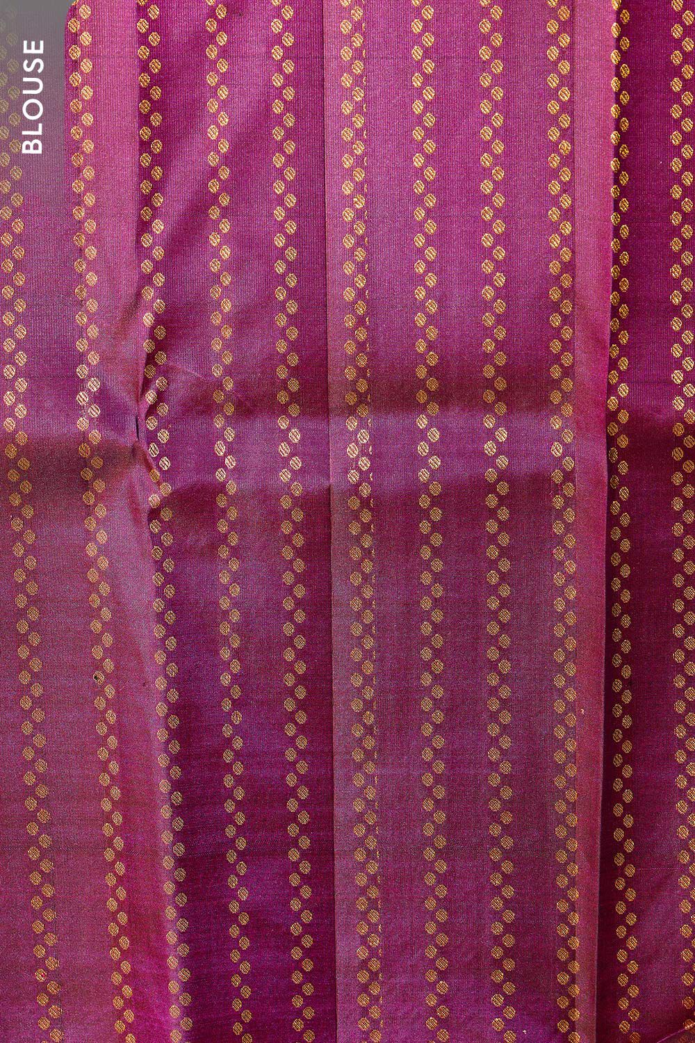 Purple & Gold Brocade Silk Saree