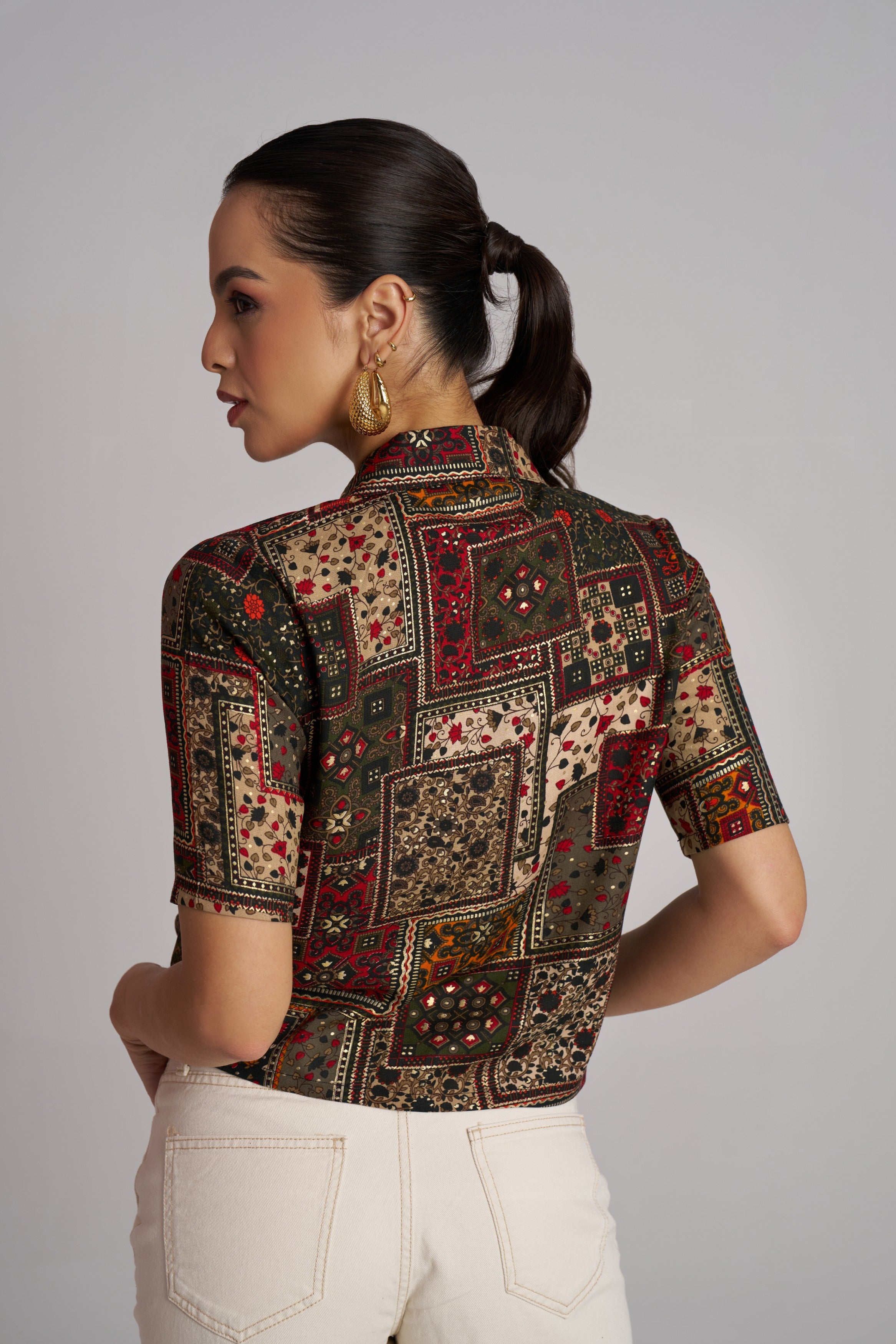 Blush Bloom Printed Shirt