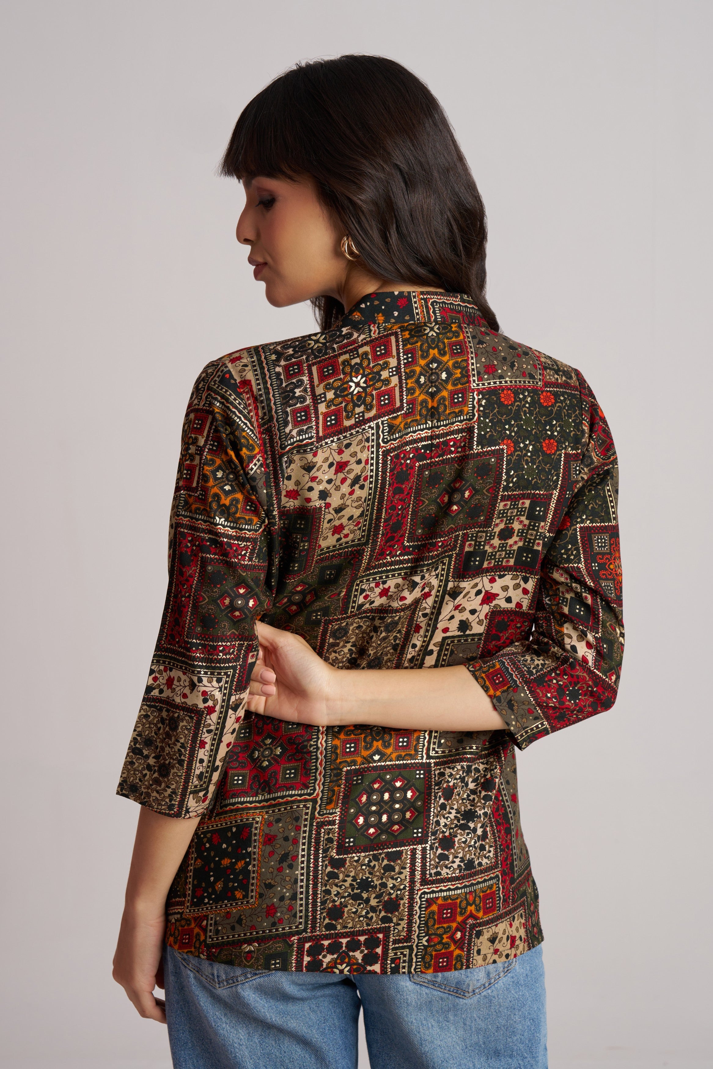 Crimson Heritage Patch Top