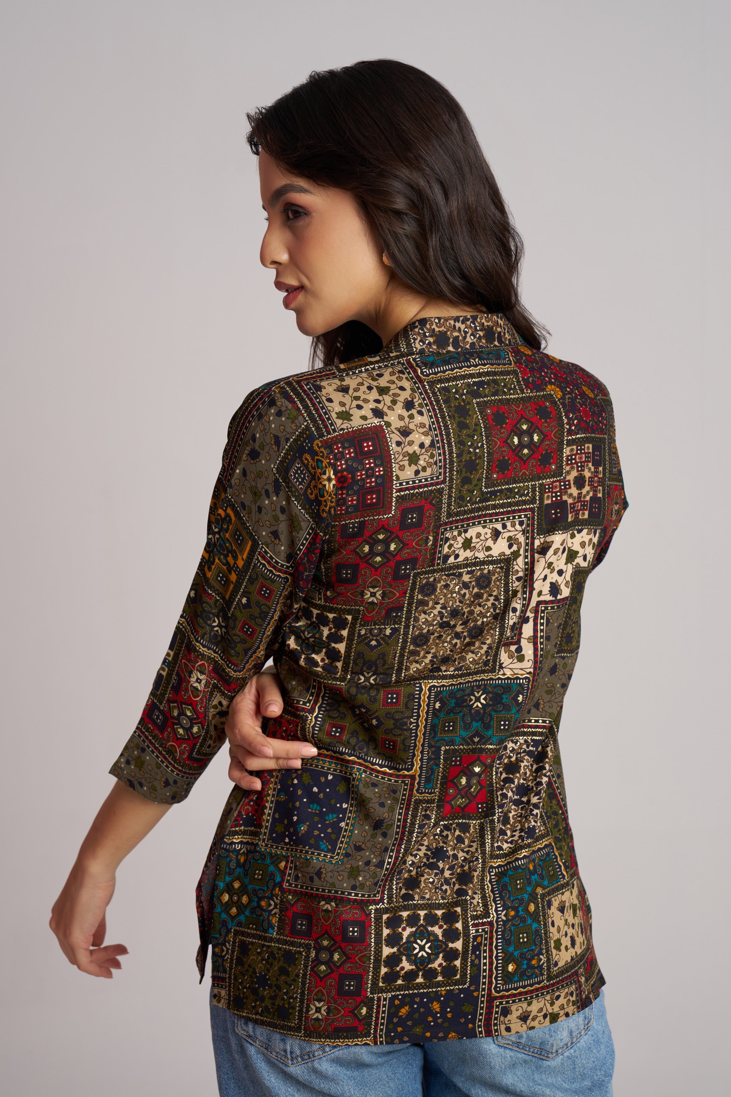 Crimson Heritage Patch Top