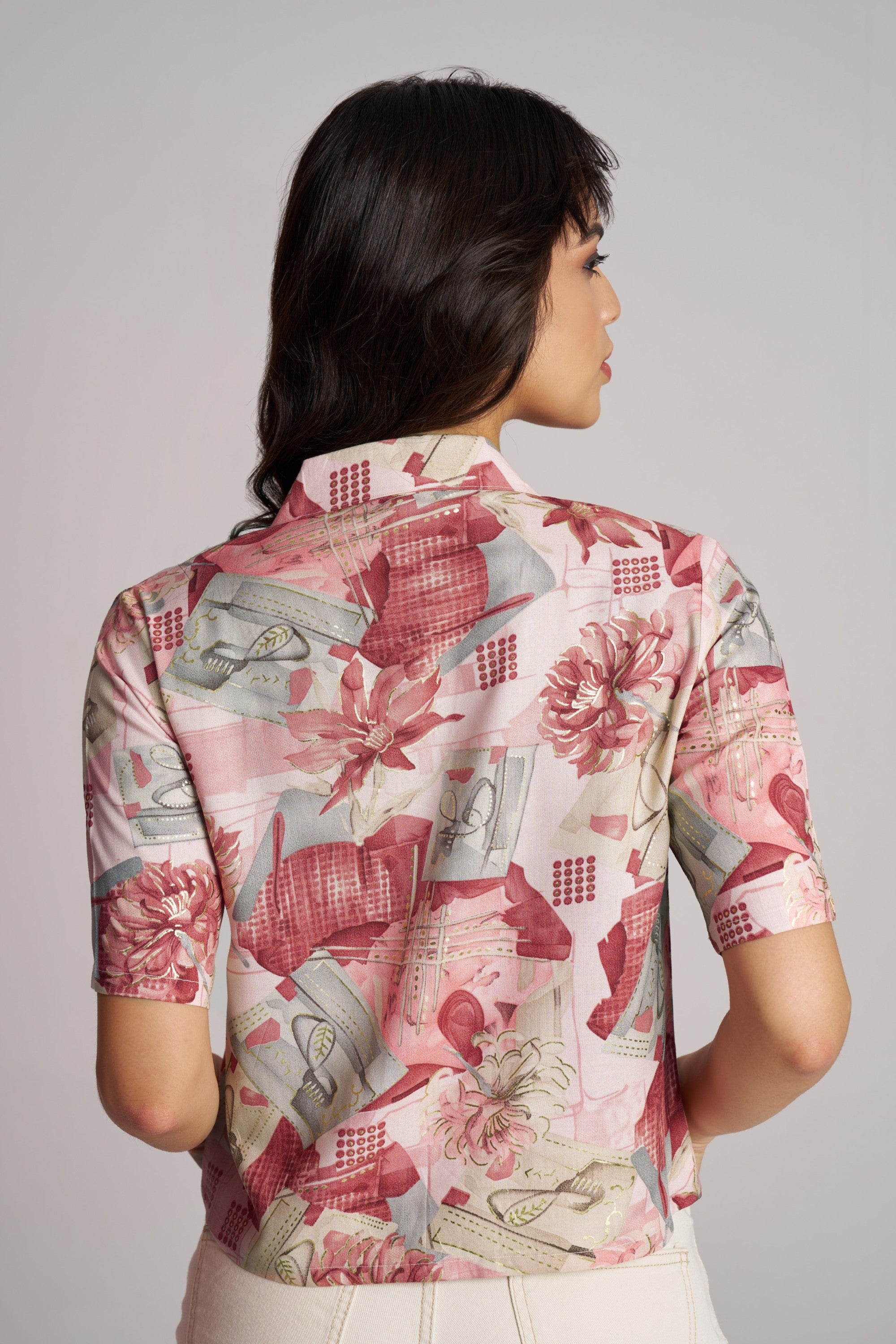Aqua Breeze Printed Shirt