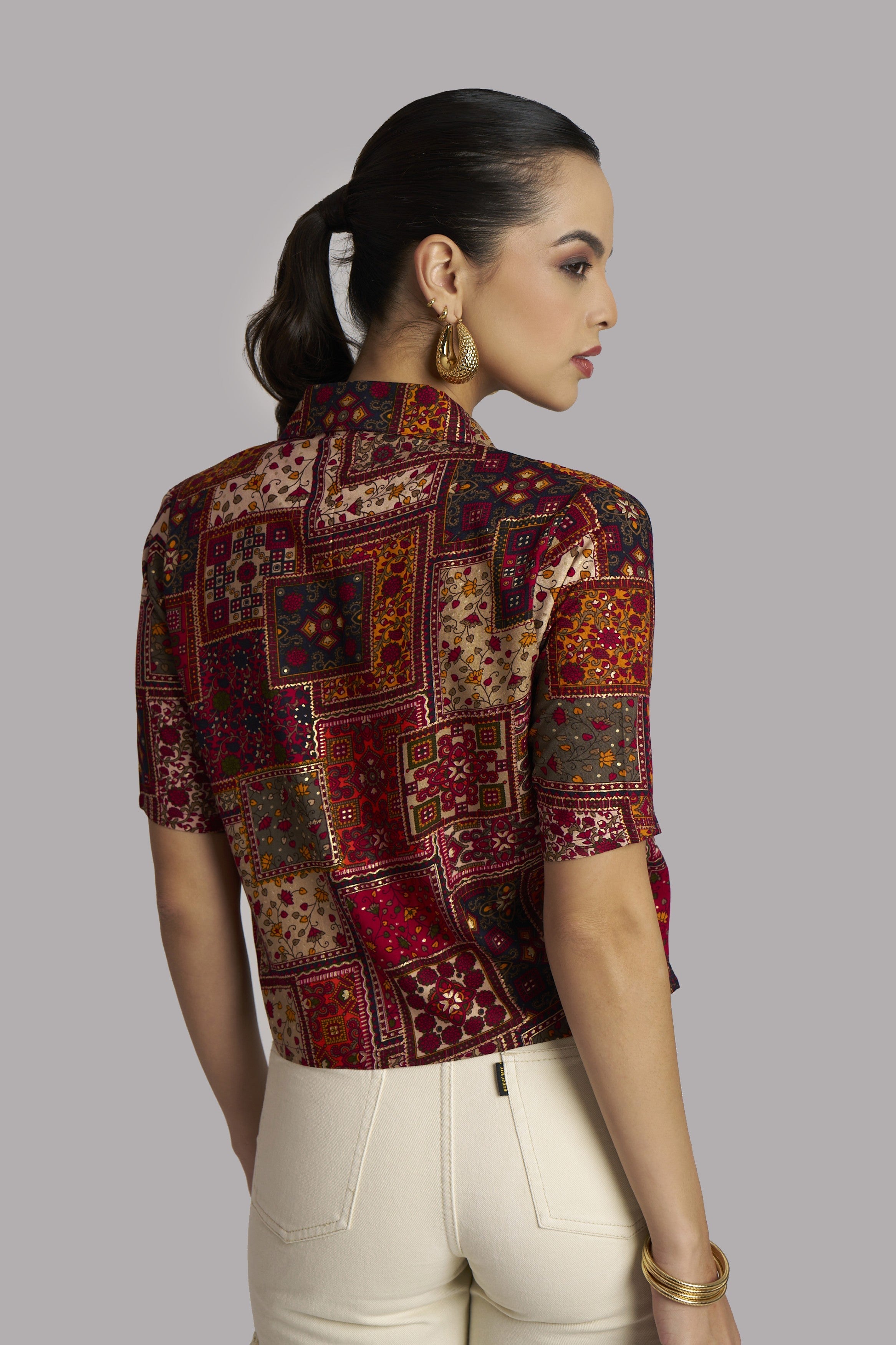 Vintage Rust Patch Shirt