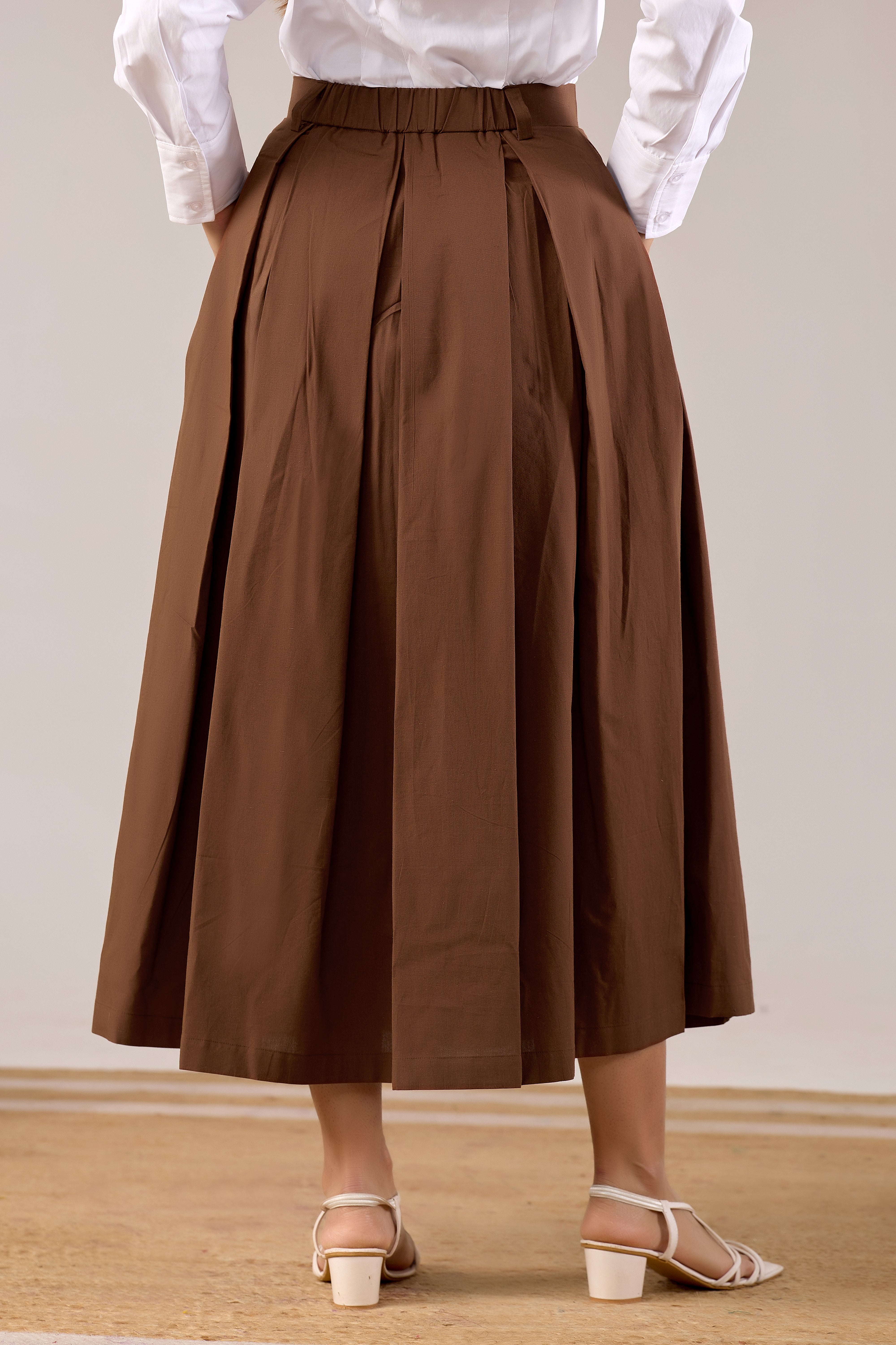 Midnight Grace Pleated Skirt