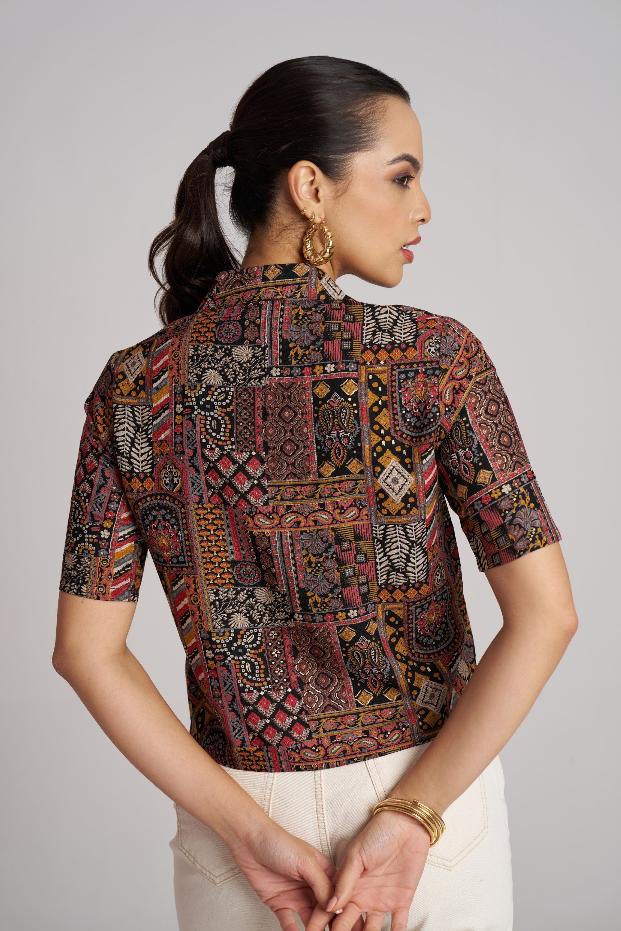 Blush Bloom Printed Shirt
