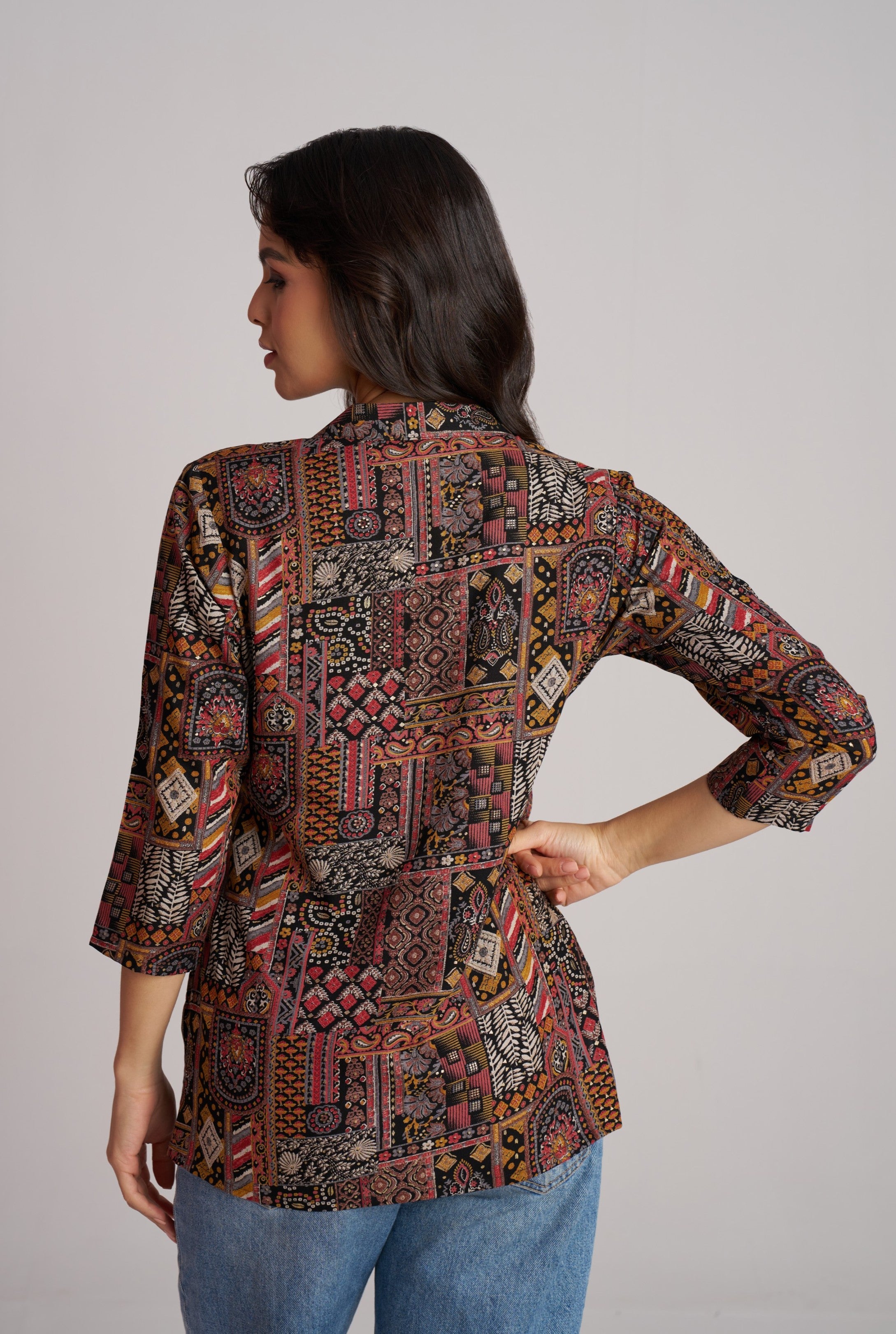 Crimson Heritage Patch Top