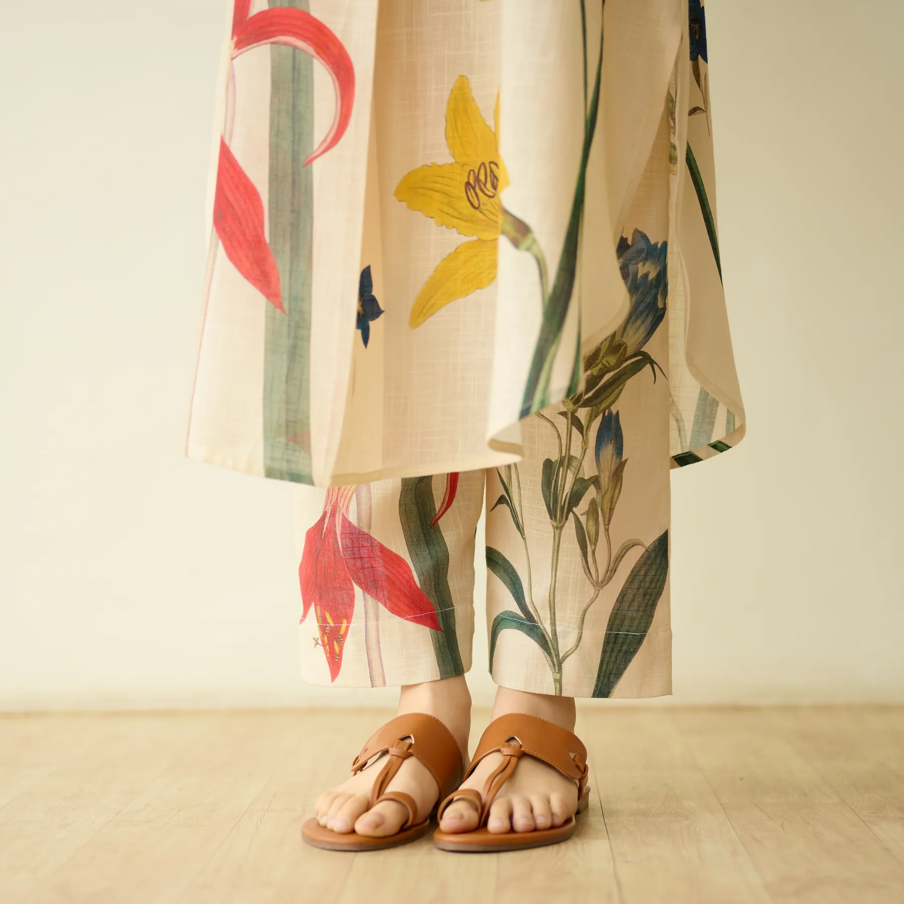 Ivory Bloom Statement Kurta Set