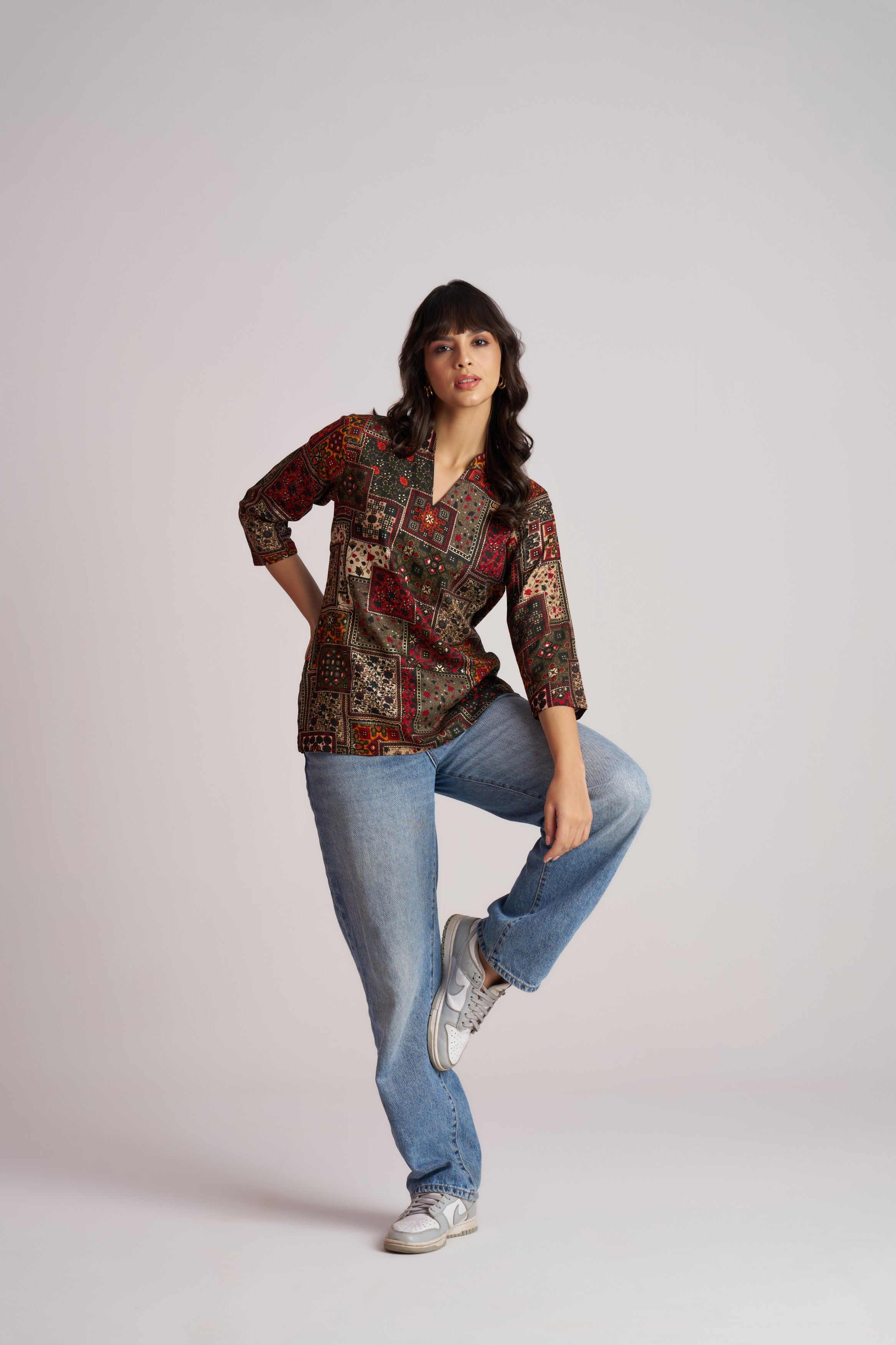 Crimson Heritage Patch Top