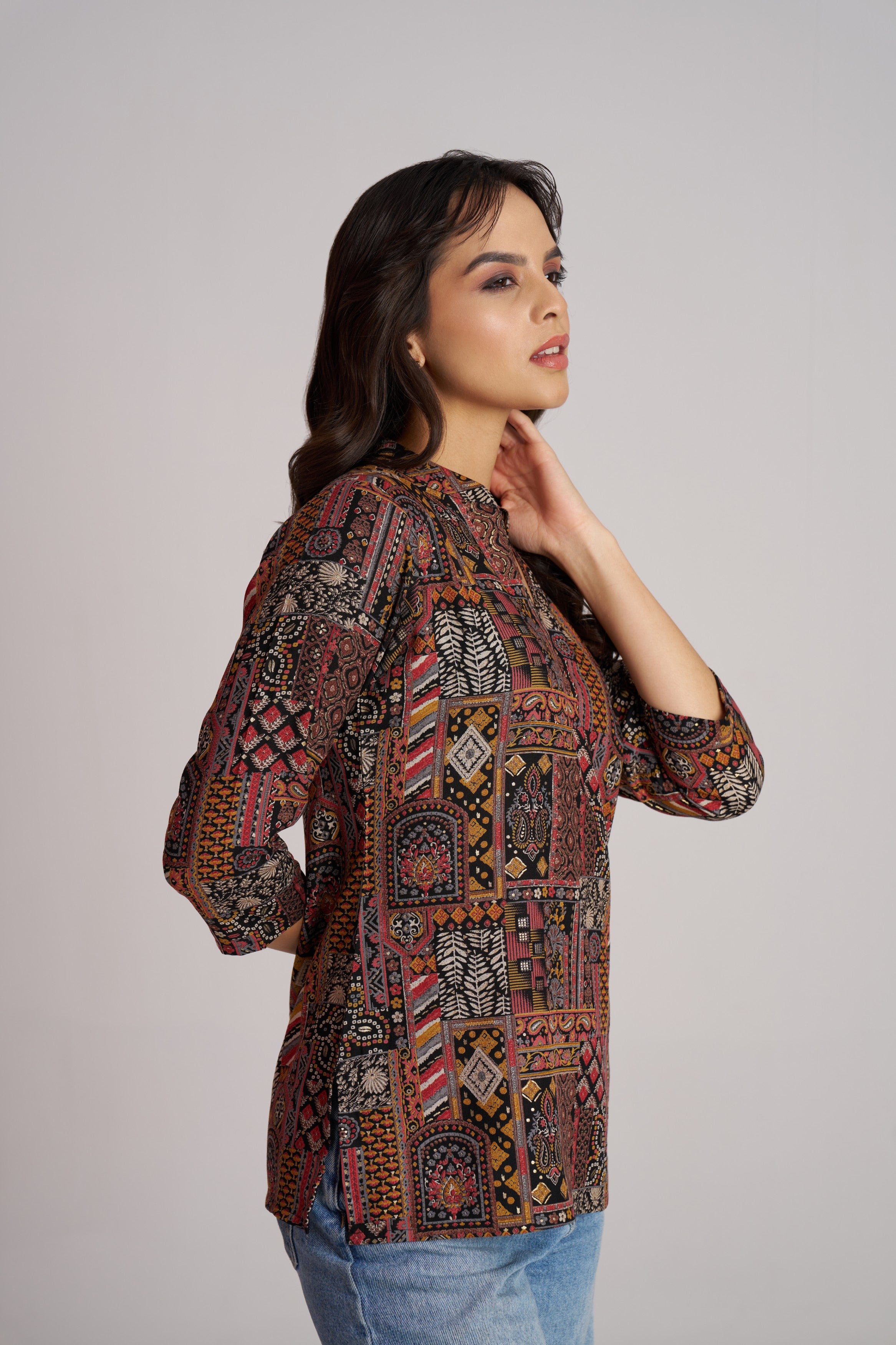 Crimson Heritage Patch Top