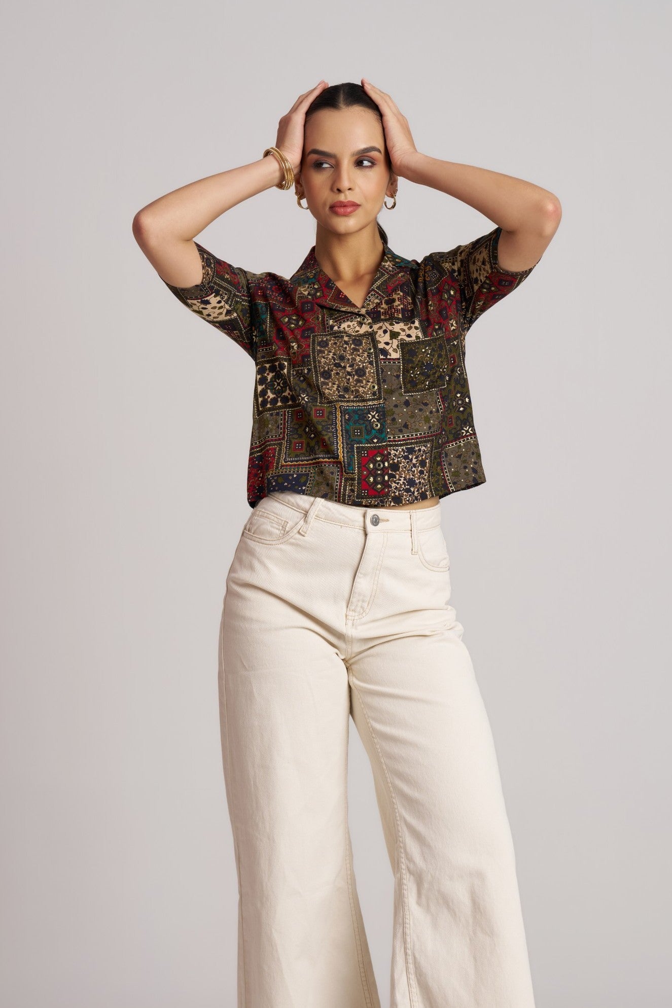 Blush Bloom Printed Shirt