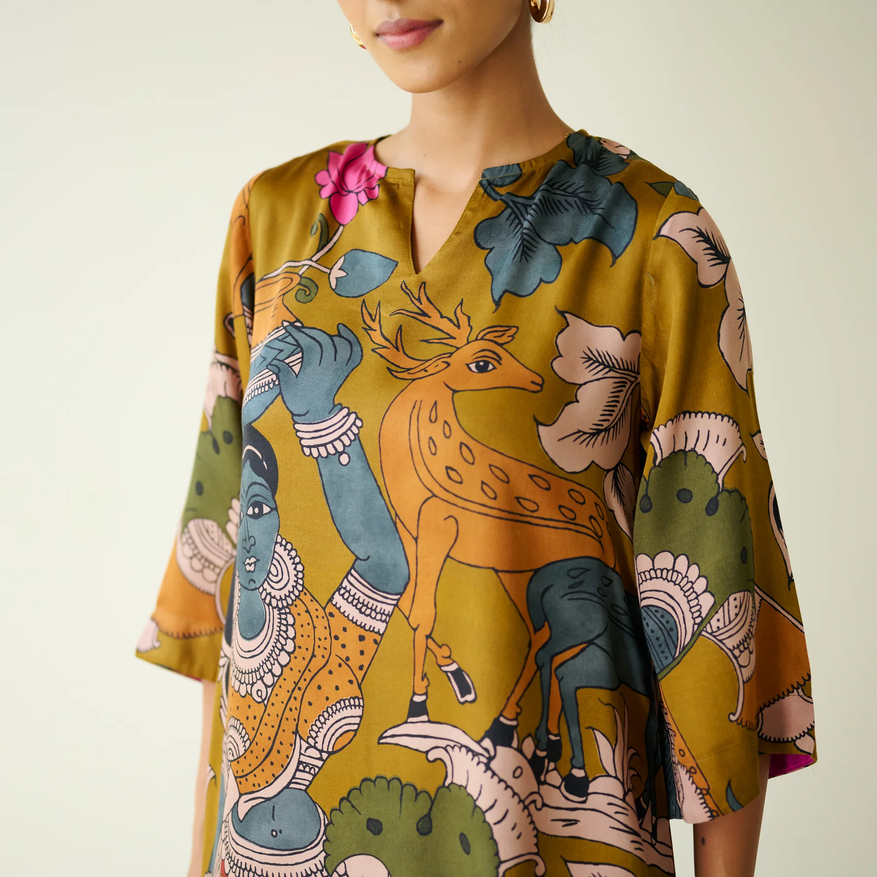 Heritage Art Mustard Kurta