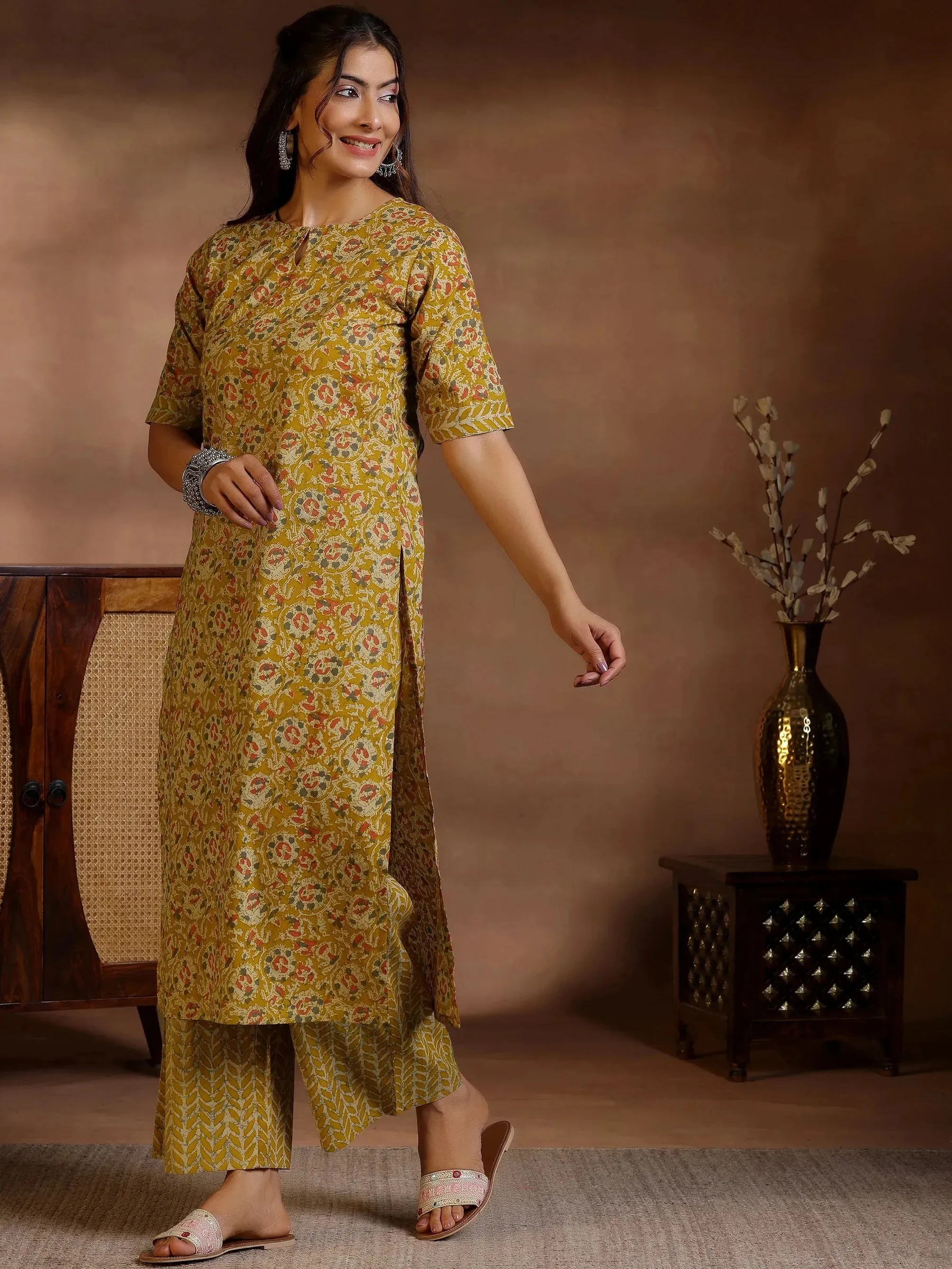 Golden Leaf Printed Co-ord