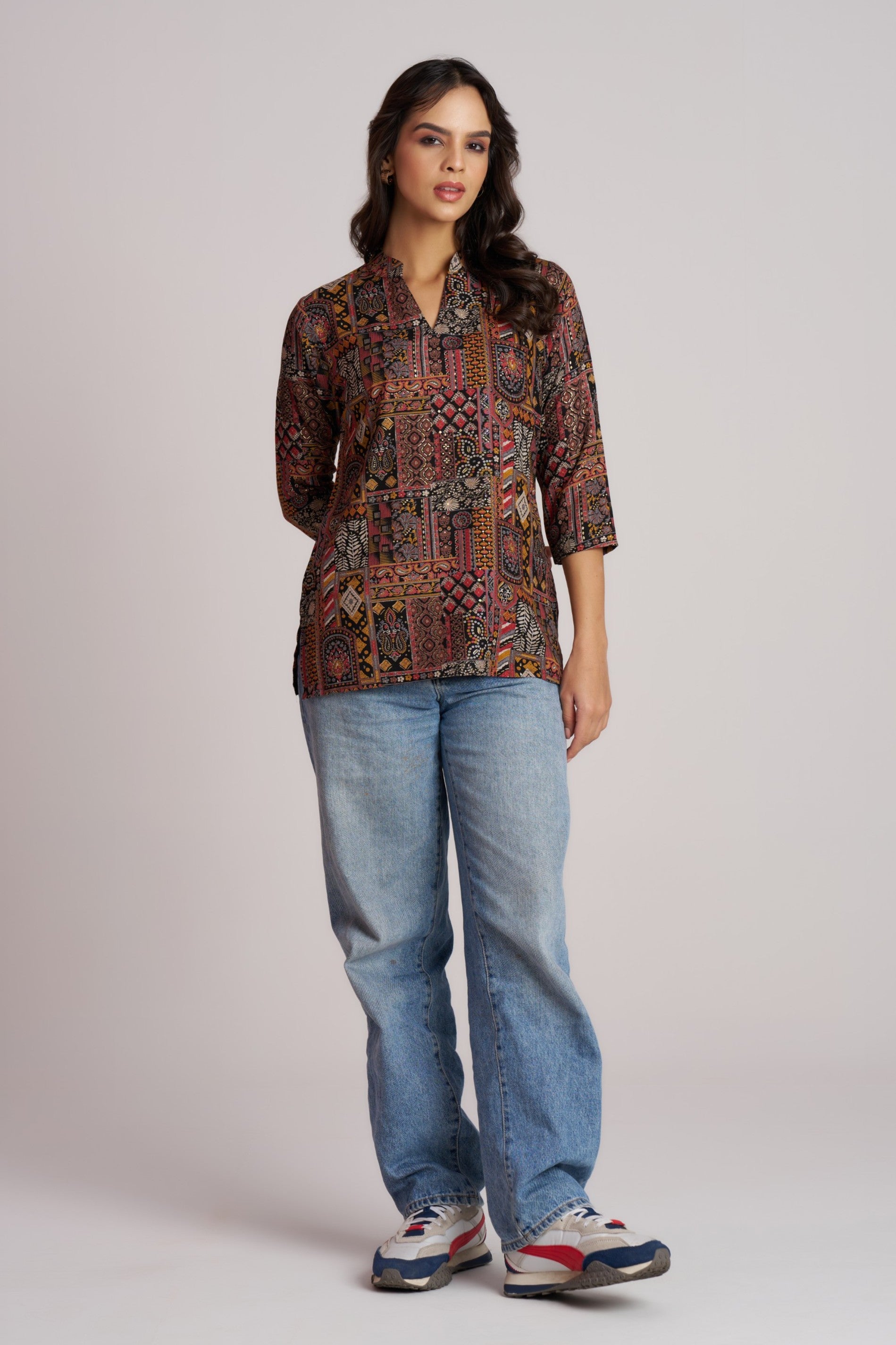 Crimson Heritage Patch Top