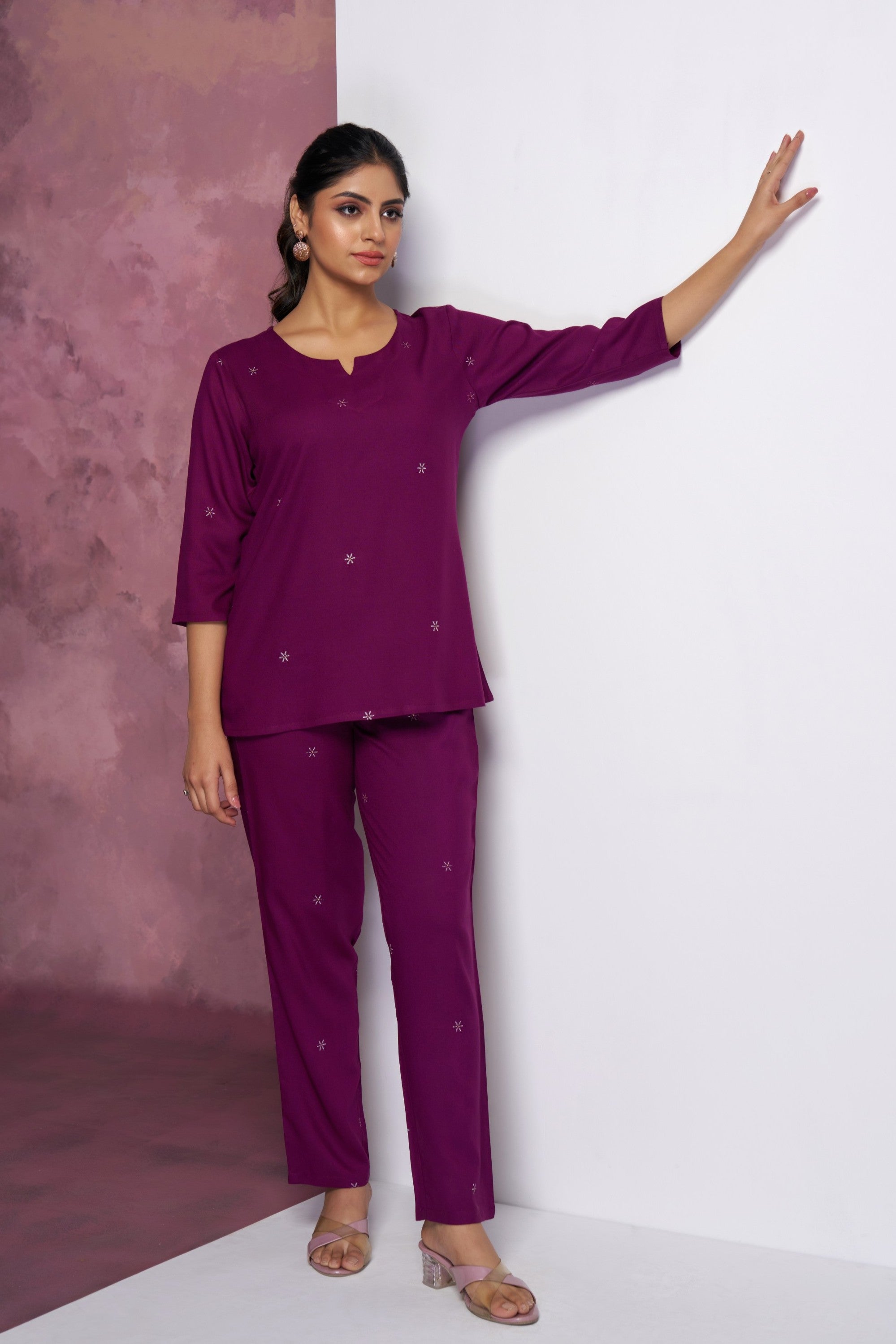 Wine Co-Ord Set