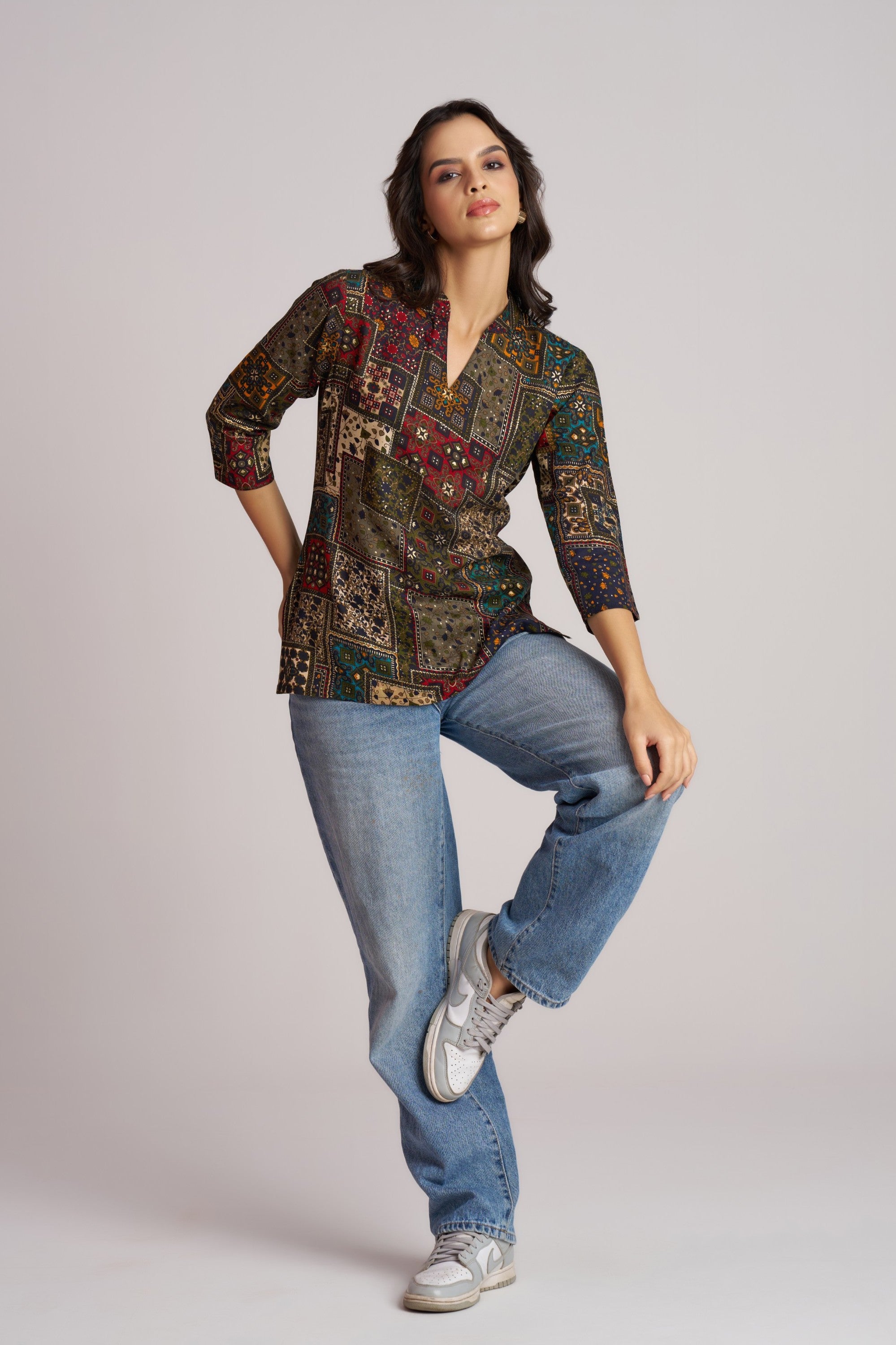 Crimson Heritage Patch Top