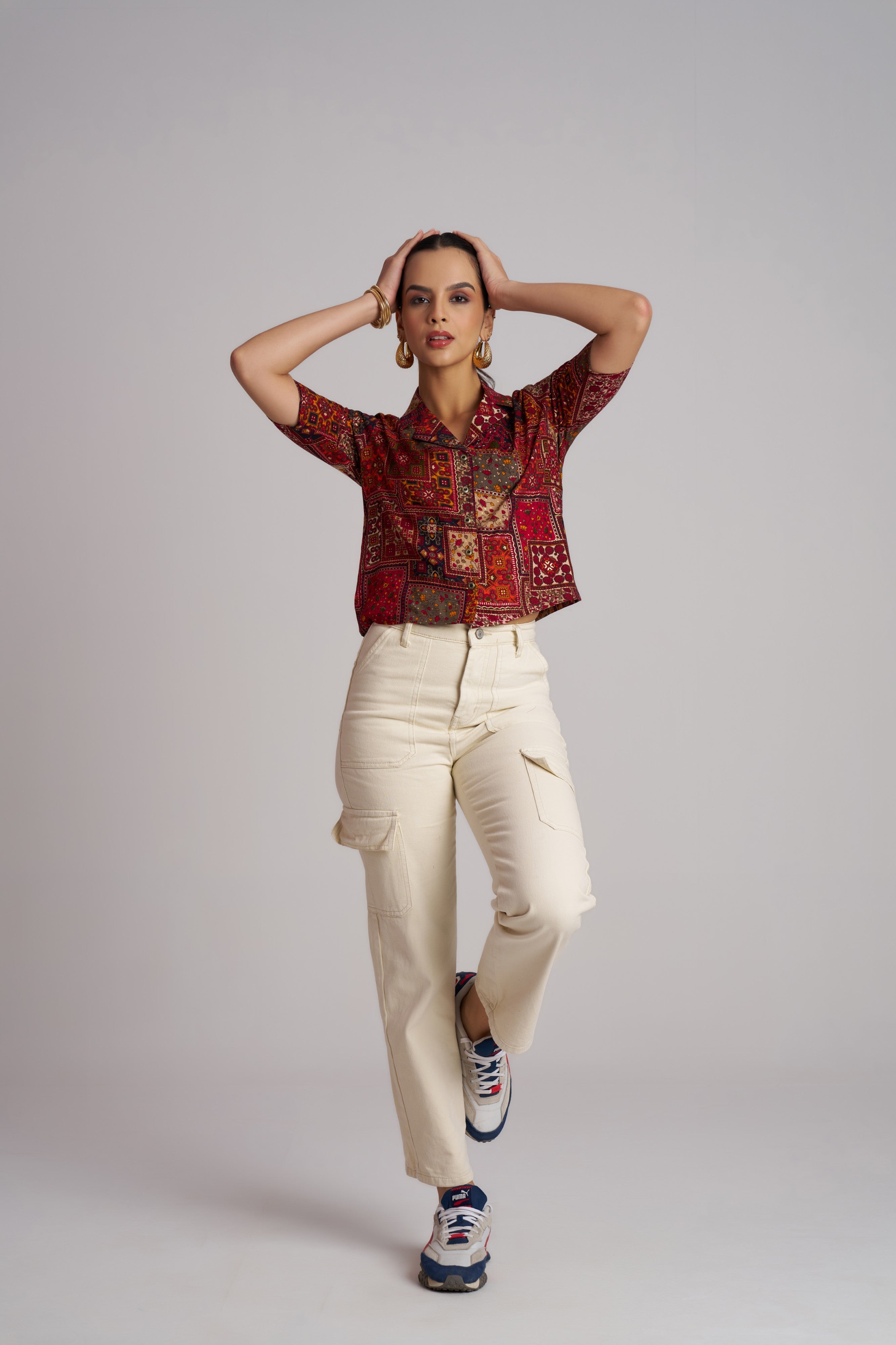 Blush Bloom Printed Shirt