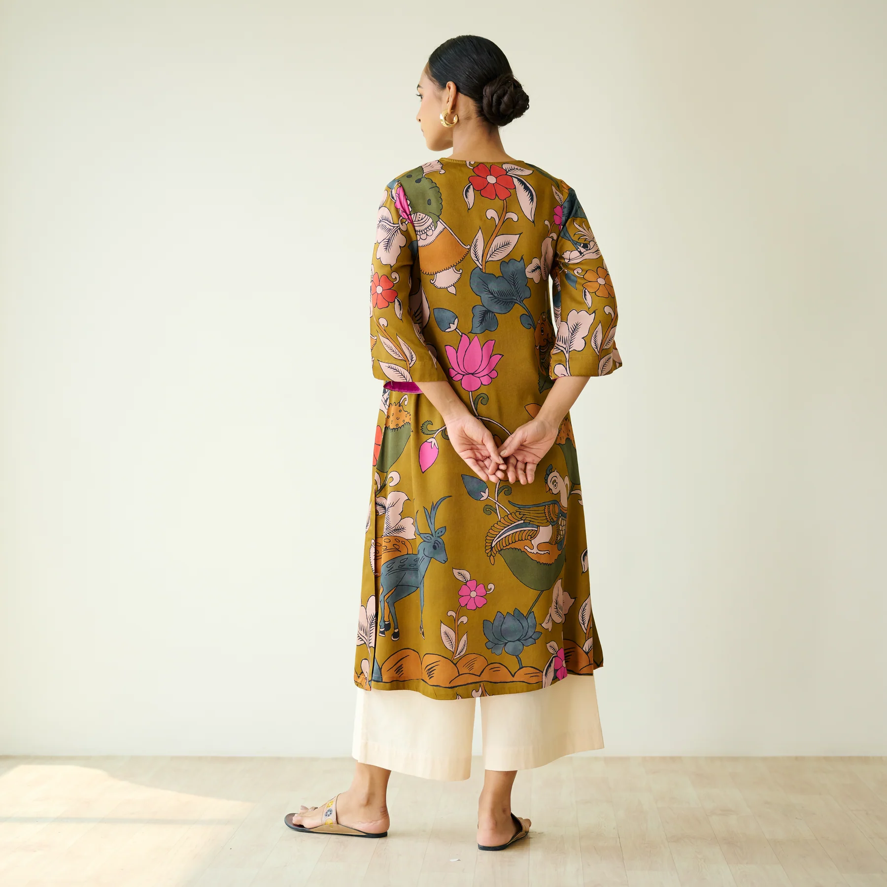 Heritage Art Mustard Kurta