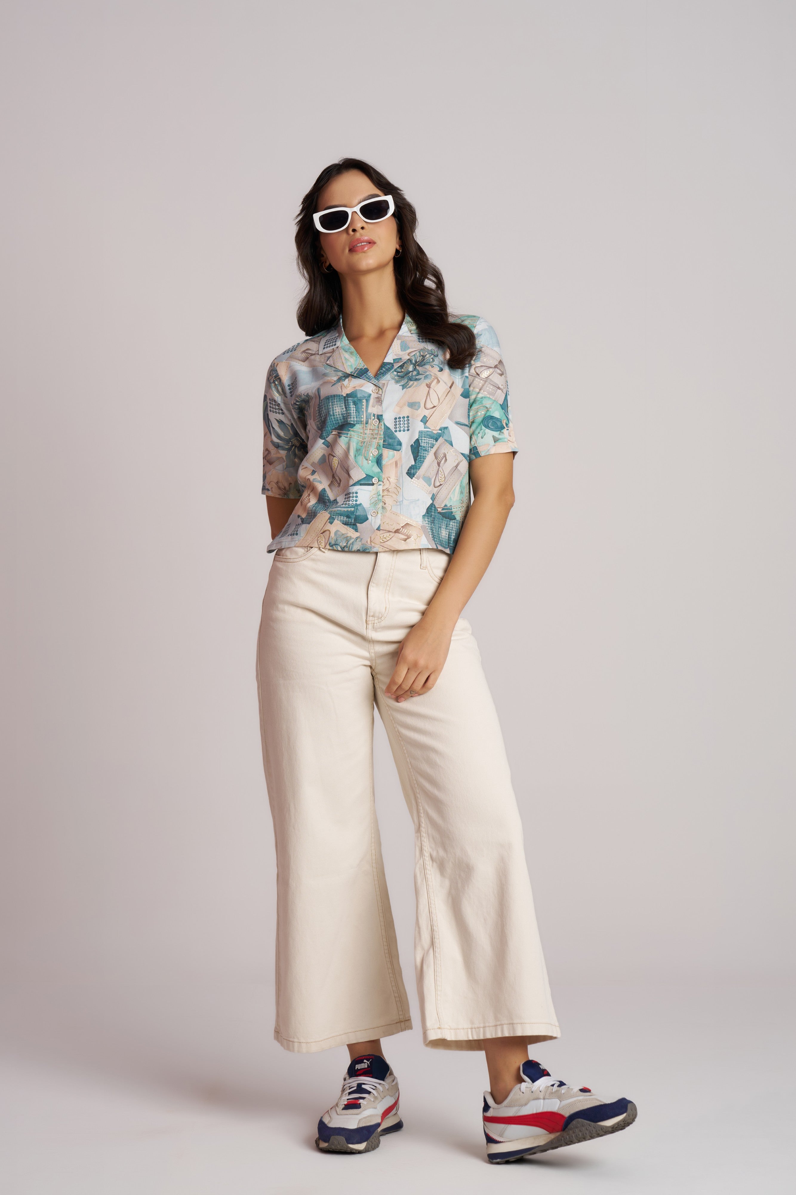 Blush Bloom Printed Shirt