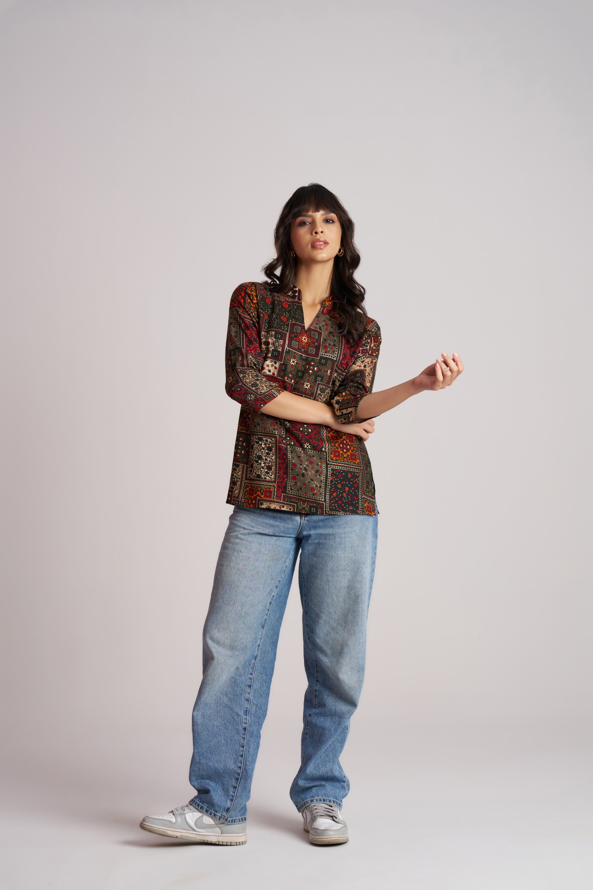 Crimson Heritage Patch Top