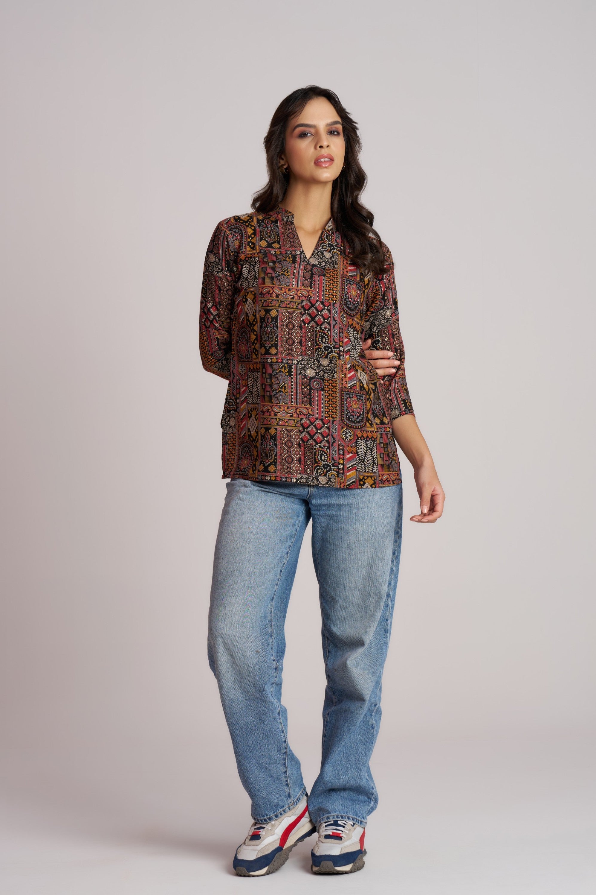 Crimson Heritage Patch Top