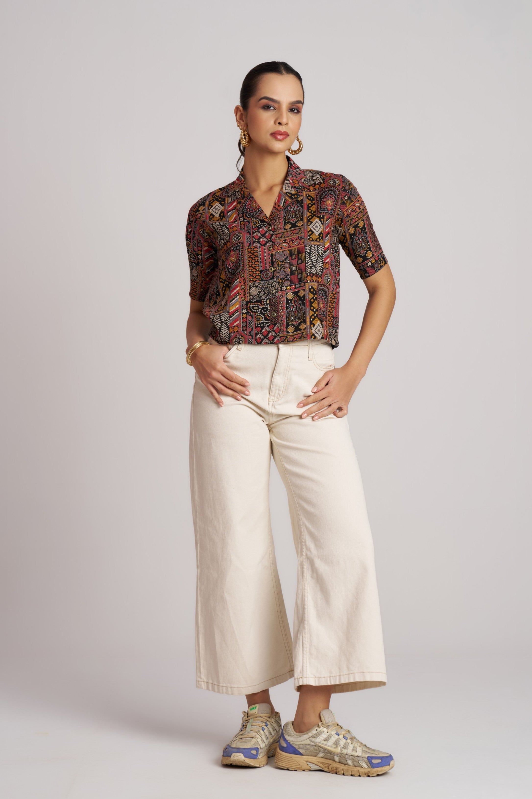 Blush Bloom Printed Shirt