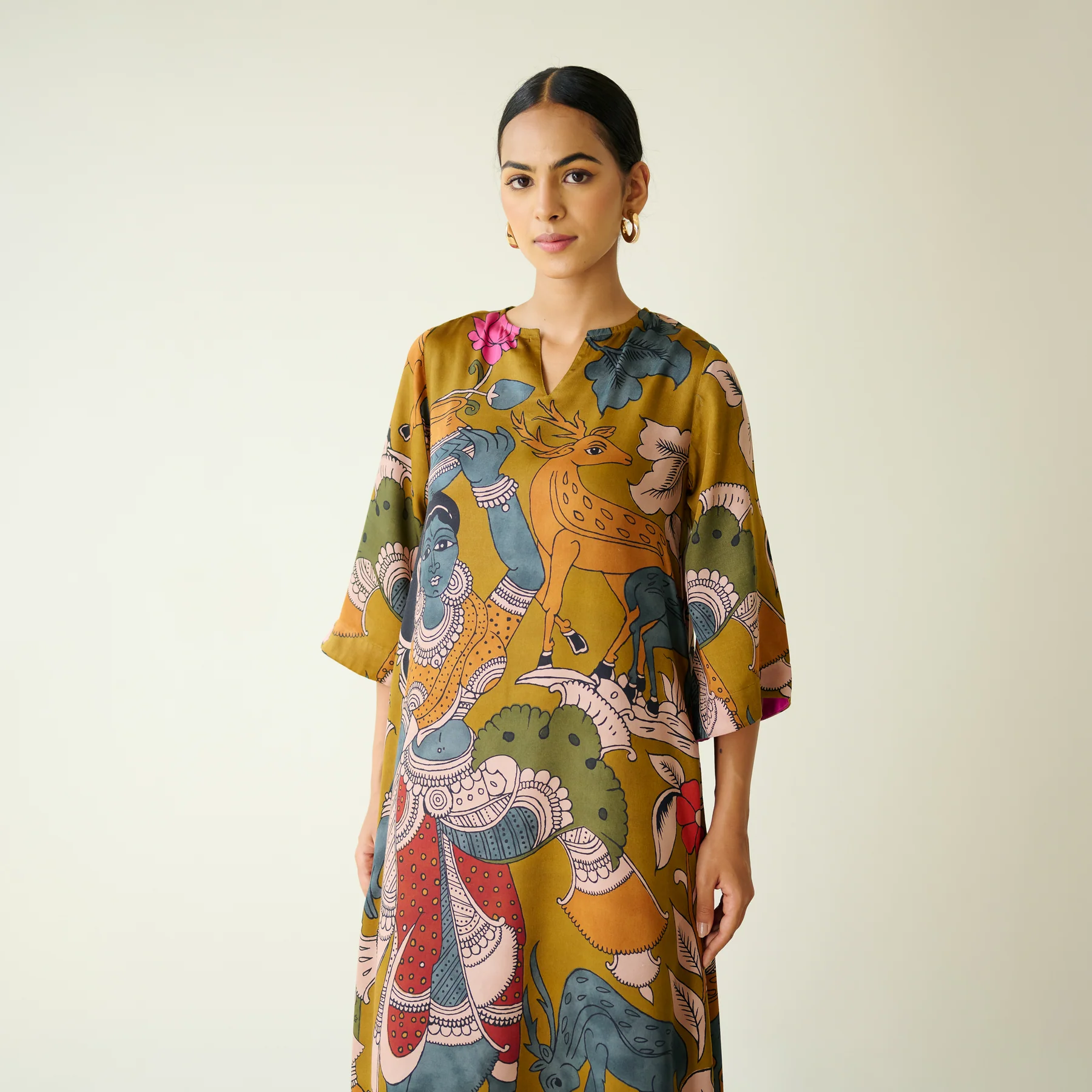 Heritage Art Mustard Kurta
